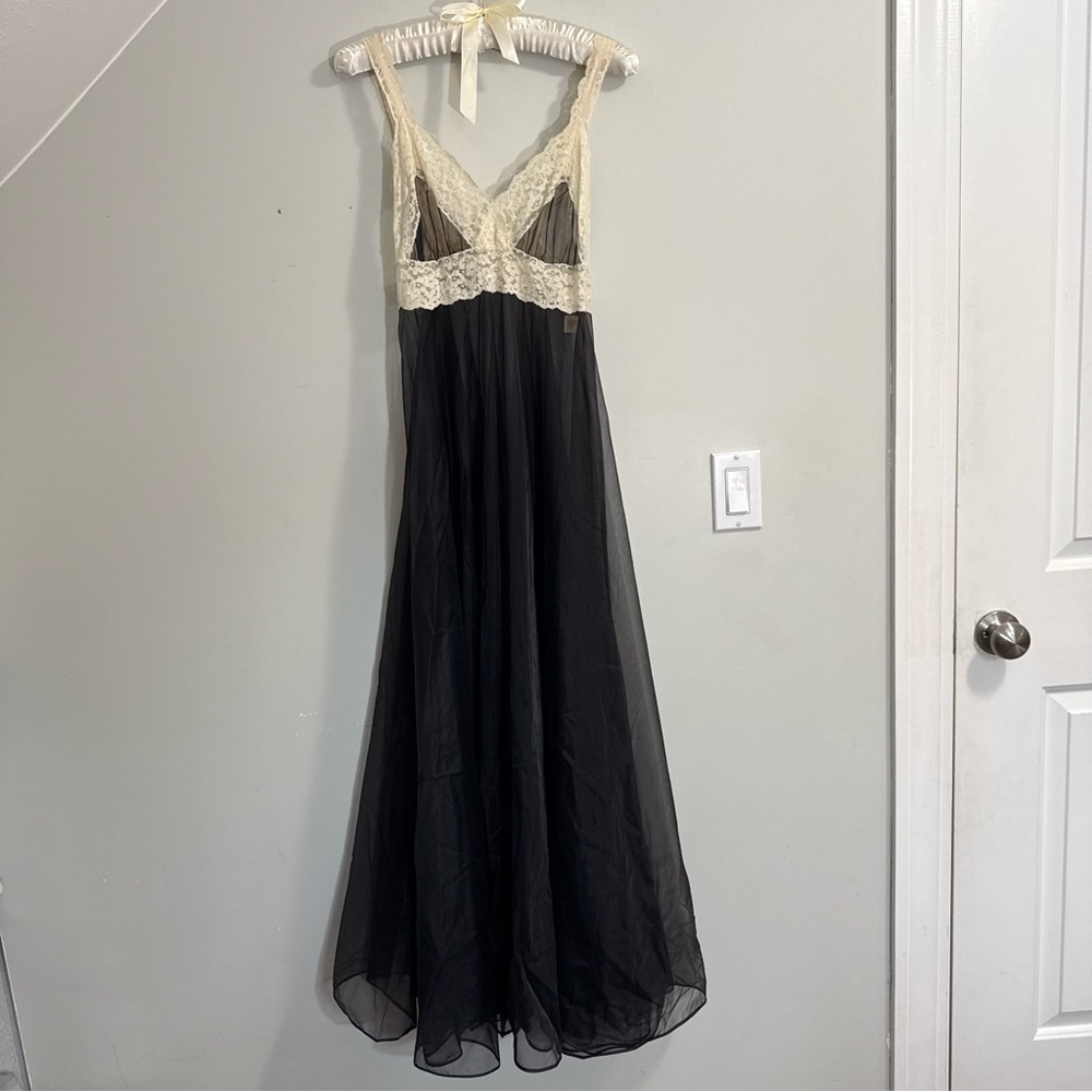 Miss Elaine Vintage Sheer Slip Dress